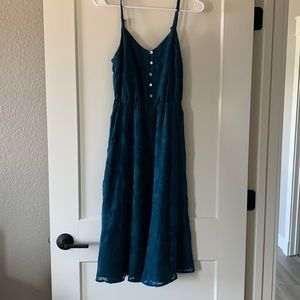 Ox Lauren Conrad Teal Dress